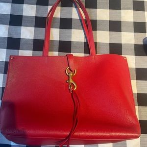 Rebecca Minkoff Megan Tote in gorgeous red color called “Kiss”.